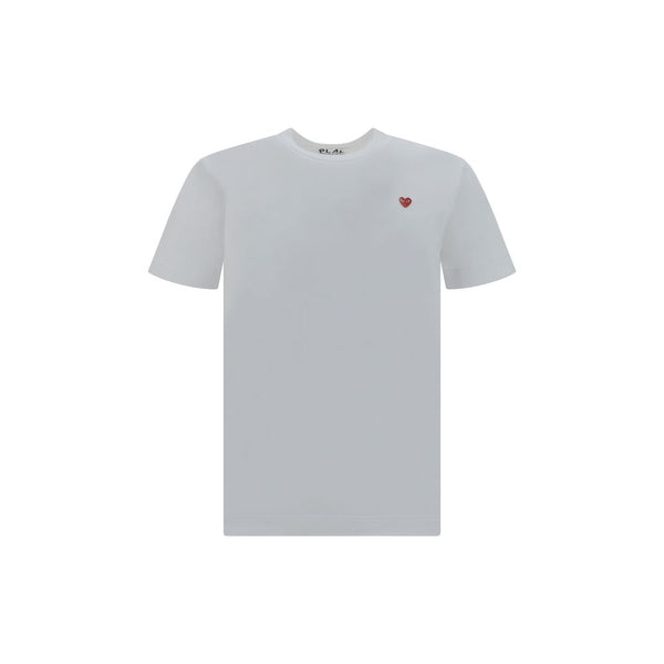 Comme Des GarçOns Play 100% Cotton t-shirt in white