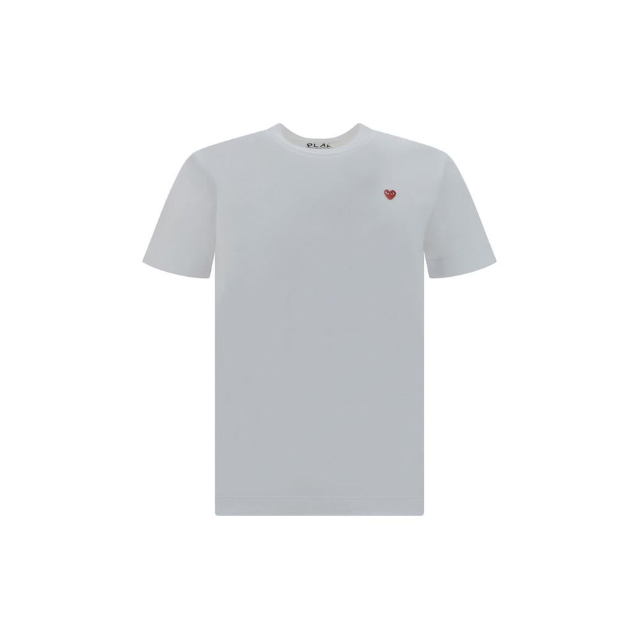 Comme Des GarçOns Play 100% Cotton t-shirt in white