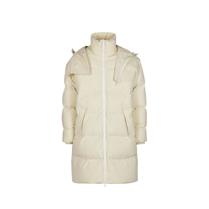 Bottega Veneta 100% cotton down coat in beige