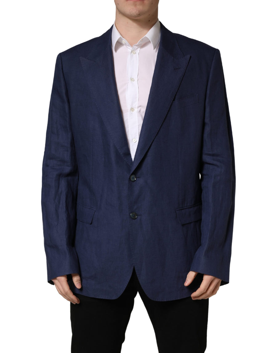 Dolce & Gabbana 100% Linen blazer in blue