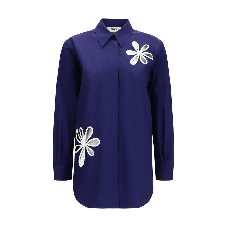 Fendi 100% Cotton shirt in blue