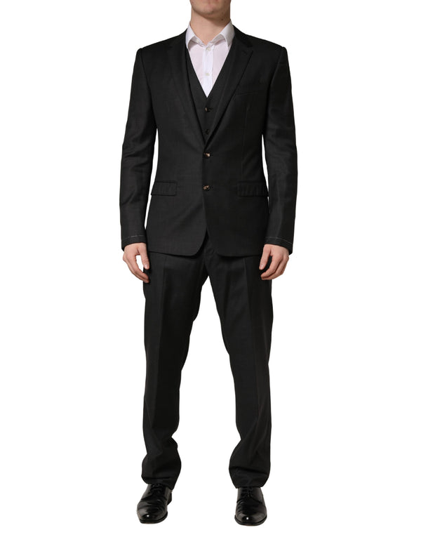 Dolce & Gabbana 100% Virgin Wool; Lining: 70% Viscose 30% Cupro pant suit in black