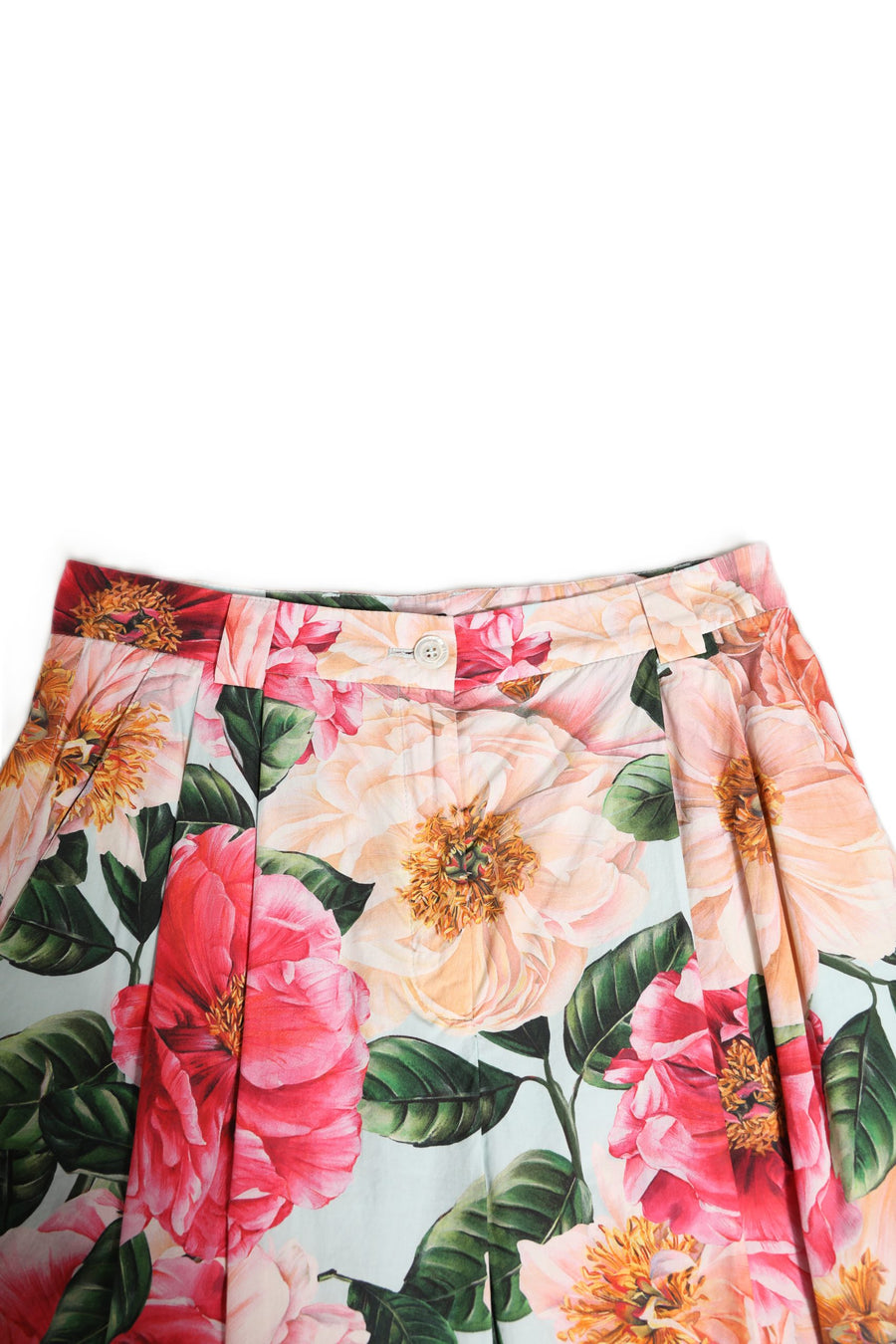 Dolce & Gabbana 100% Cotton cropped pants in multicolor