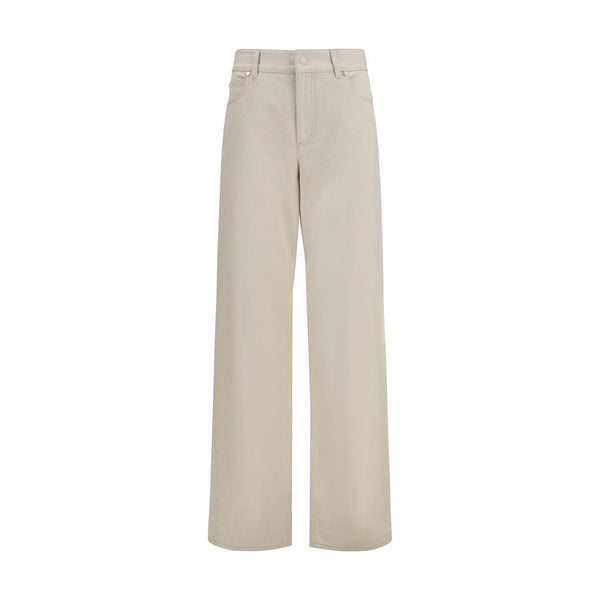 Fendi 100% Cotton jeans in beige