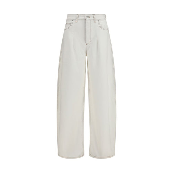 Jacquemus 100% Cotton jeans in white