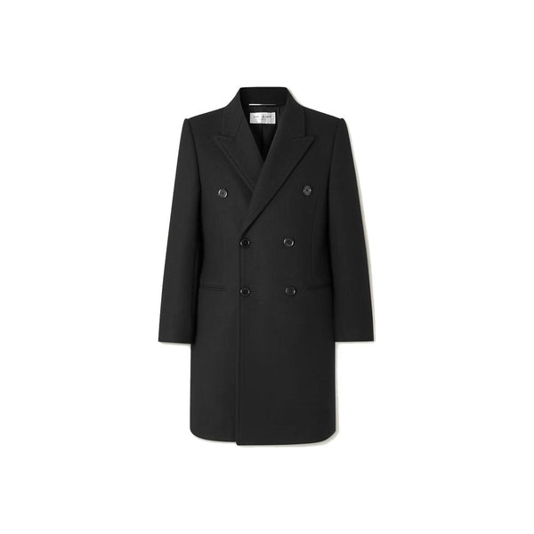 Saint Laurent coat in black