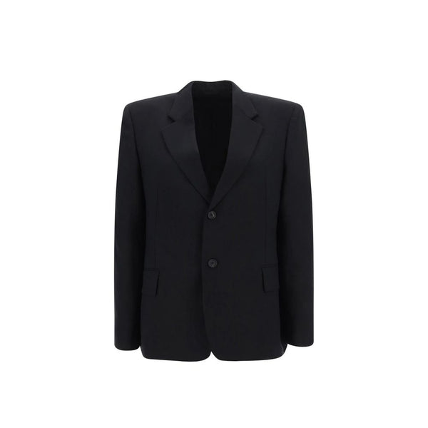 Balenciaga 100% Wool; Cupro lining blazer in black