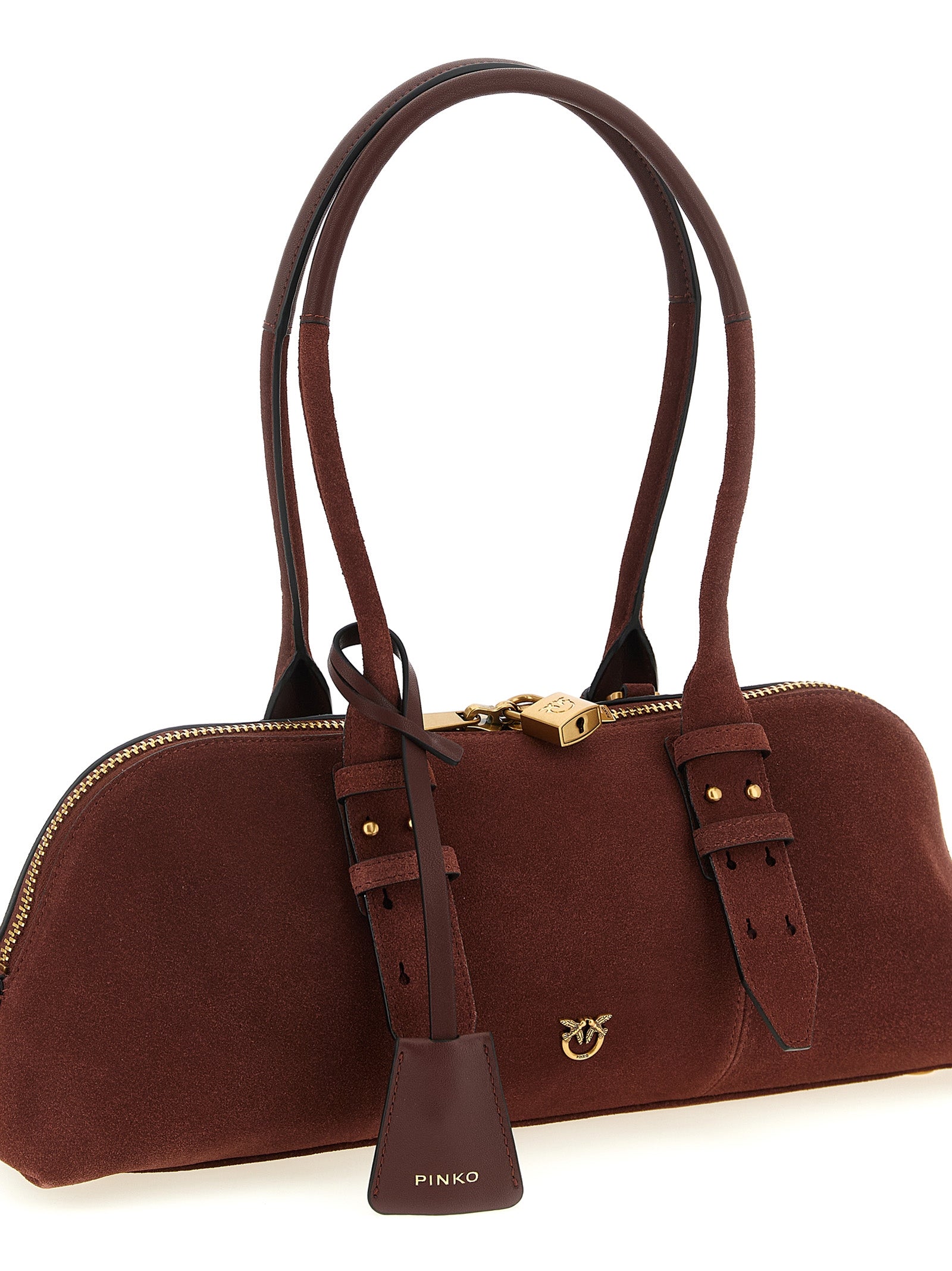 Bowling Baguette large shoulder bag Bordeaux Cow Leather (bos Taurus)