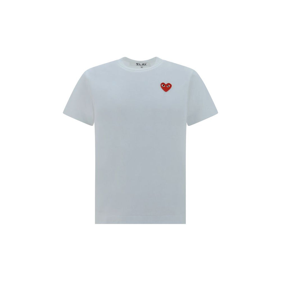 Comme Des GarçOns Play 100% Cotton t-shirt in white