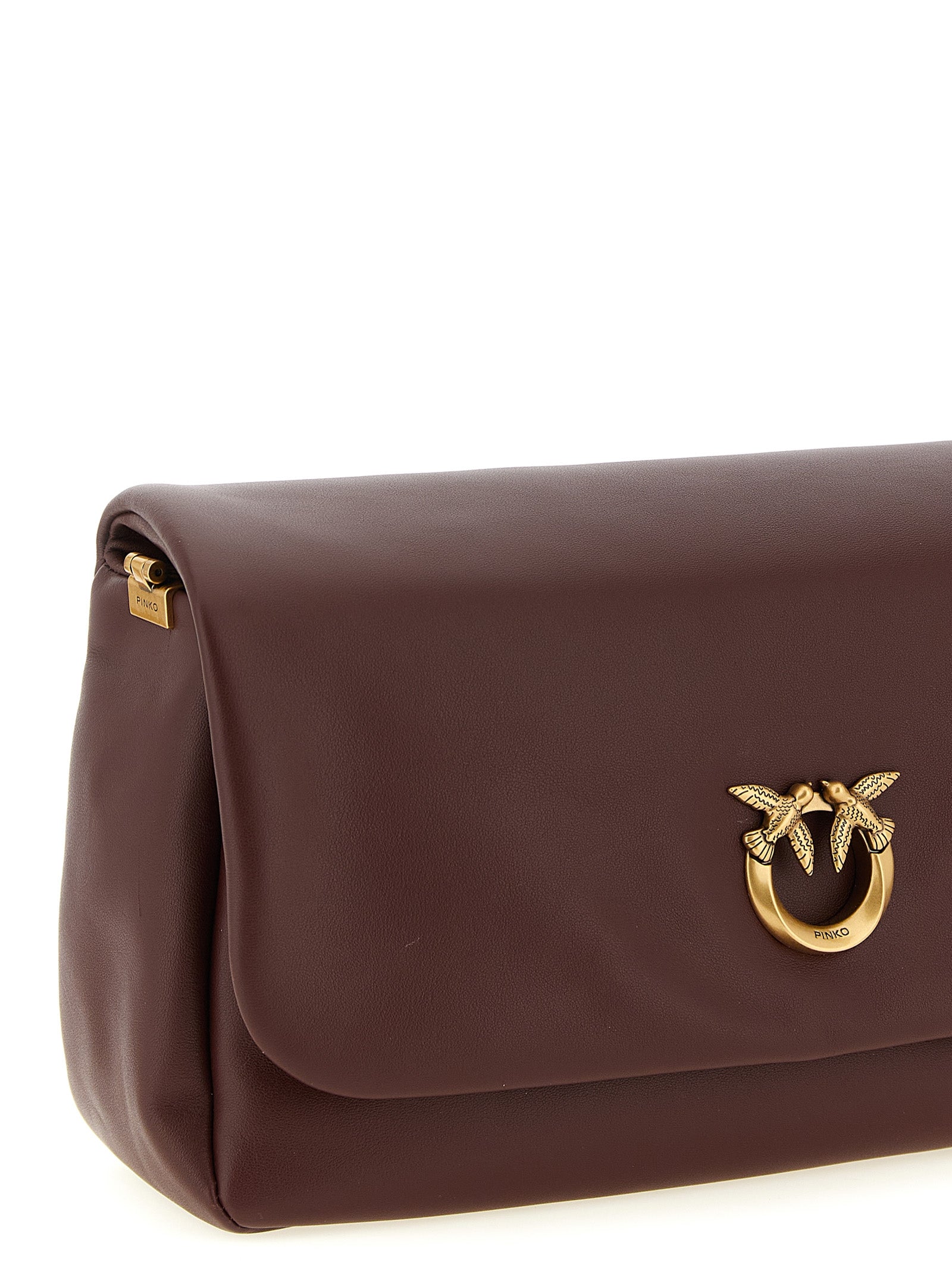 Click Soft Classic crossbody bag Bordeaux Lamb Leather (ovis Aries)