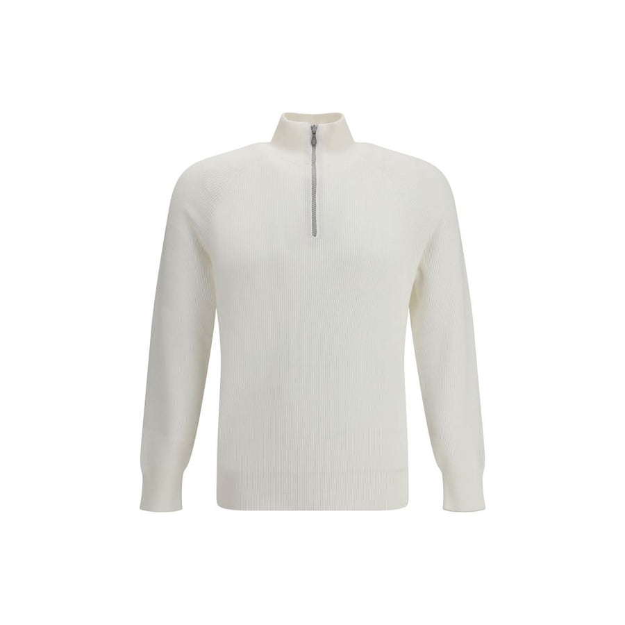 Brunello Cucinelli 100% Cotton sweater in white