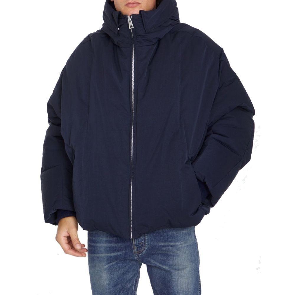 Bottega Veneta 100% Polyamide down jacket in navy — view 2