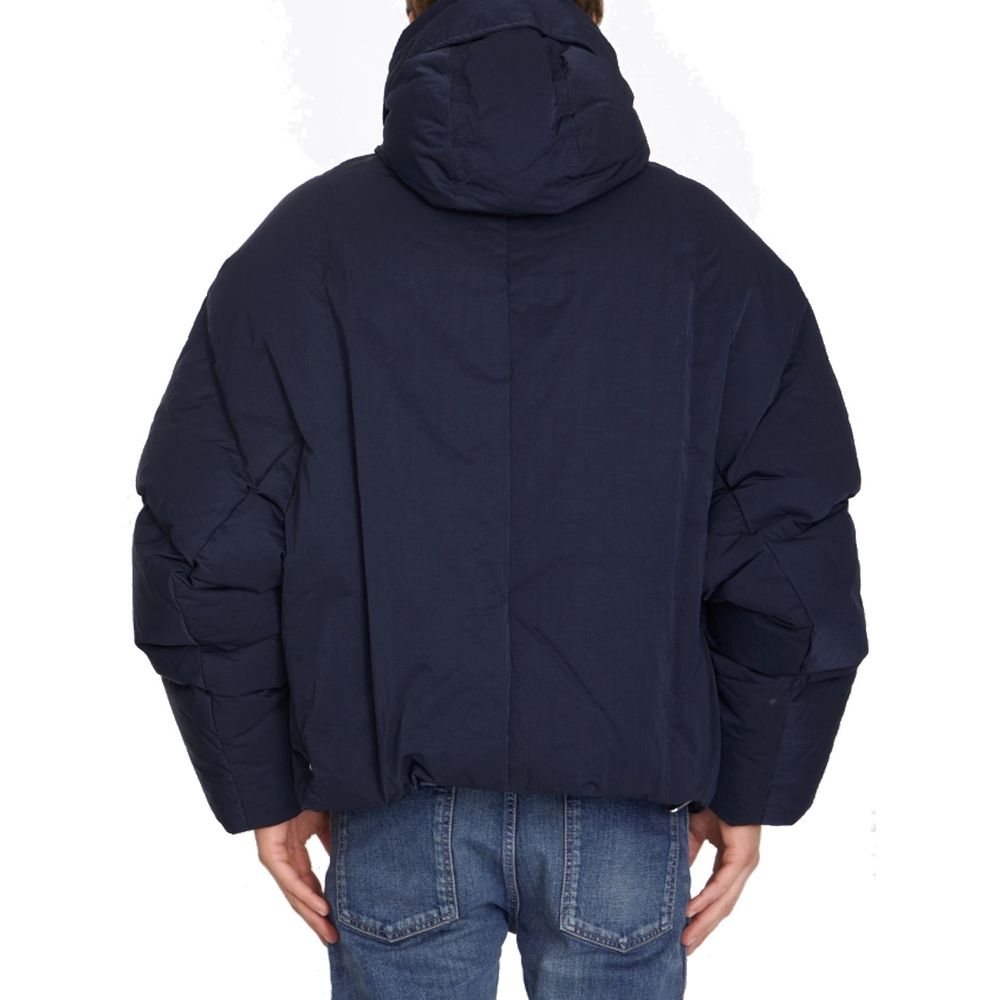Bottega Veneta 100% Polyamide down jacket in navy — view 3
