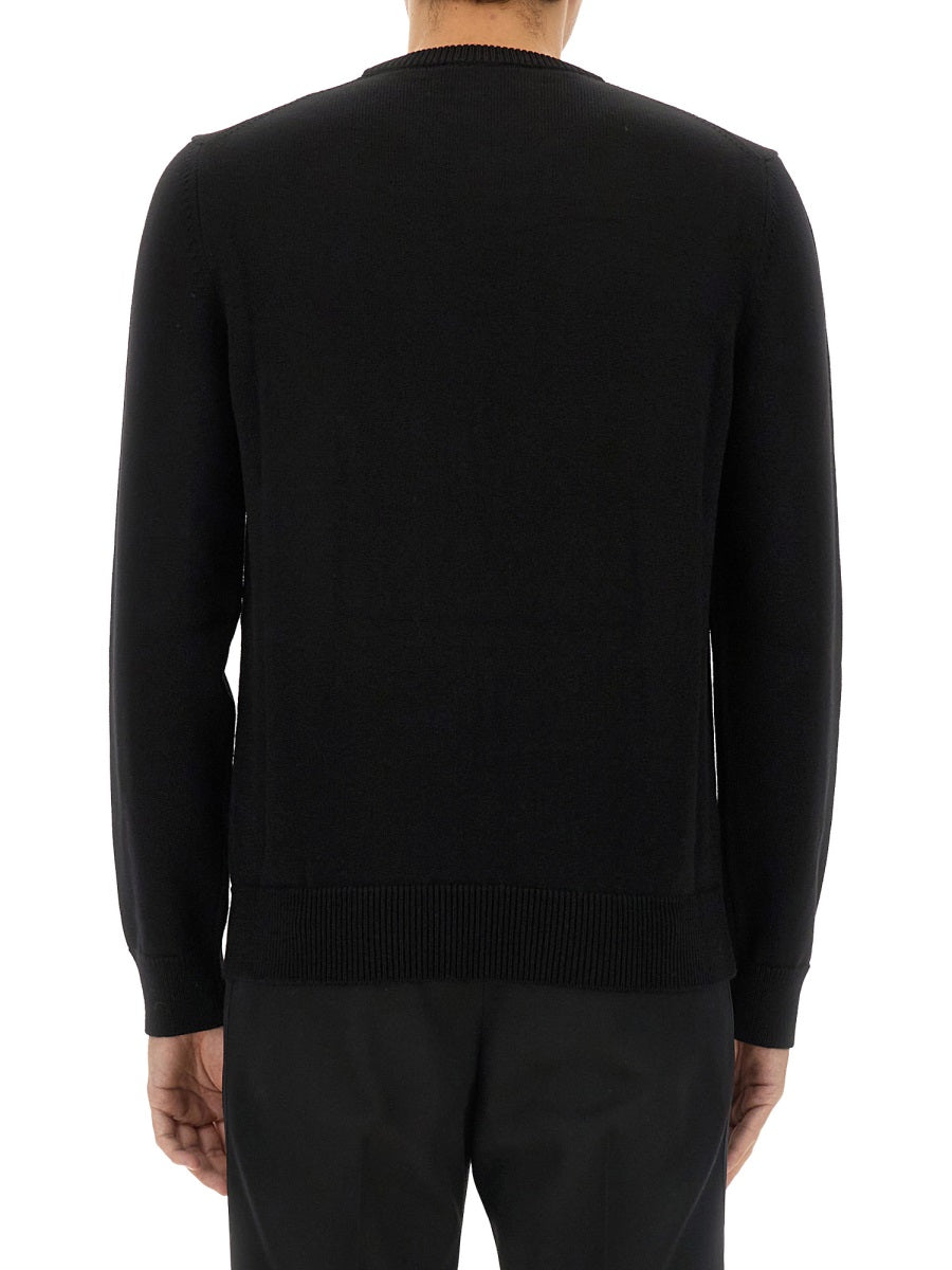 Wool Jersey Black Virgin Jumpers