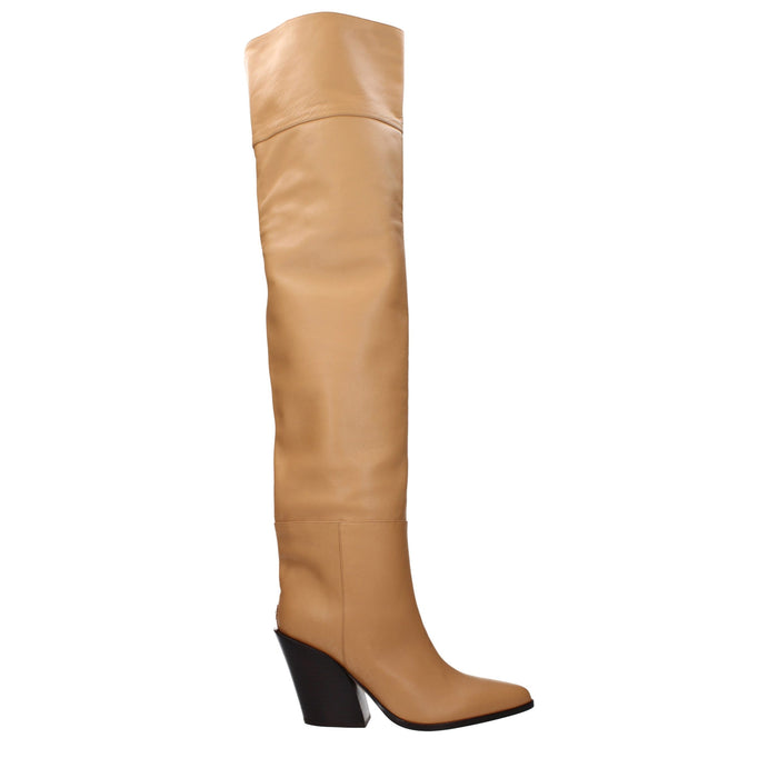 Jimmy Choo Leather boot in beige