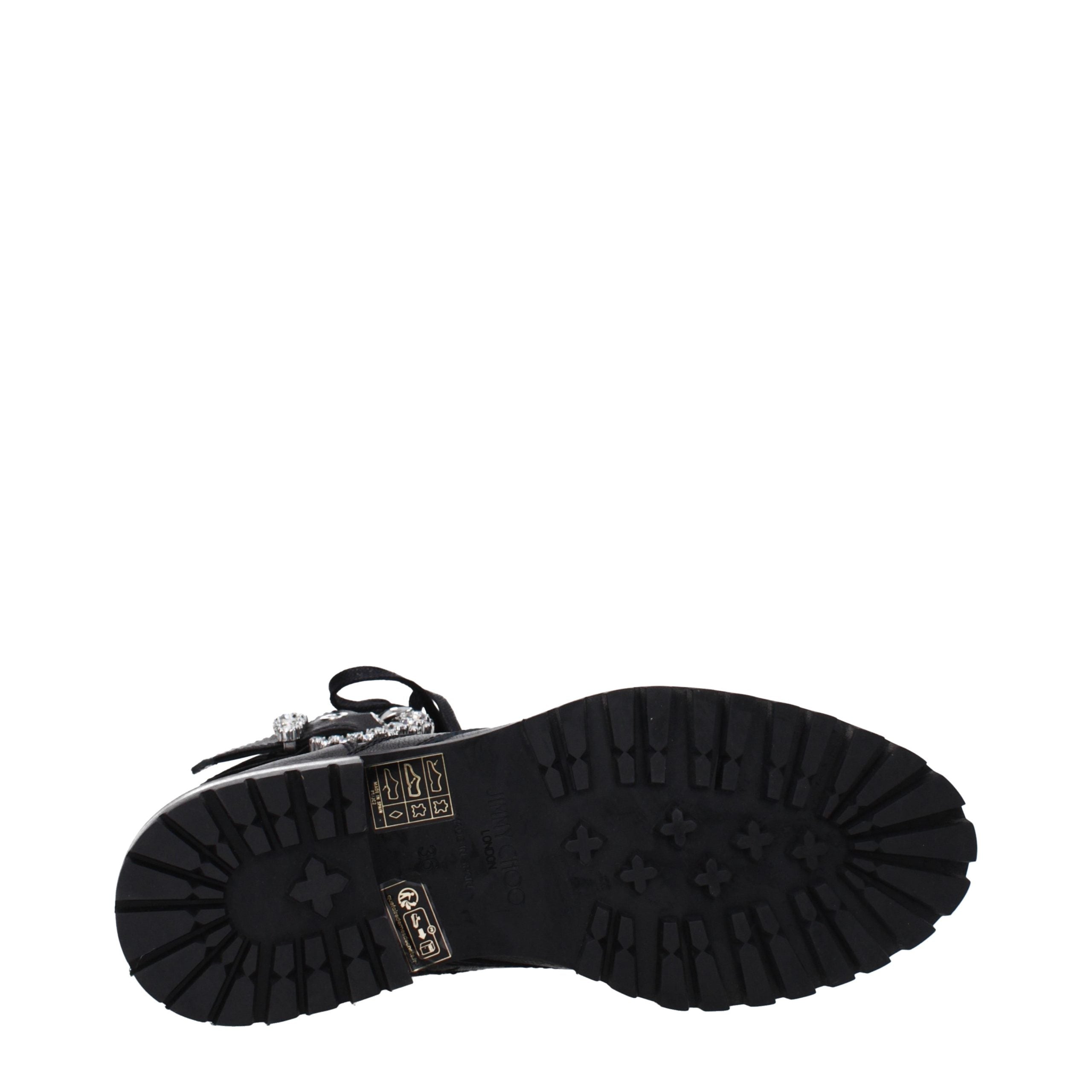 Jimmy Choo Leather combat boot in black — view 5