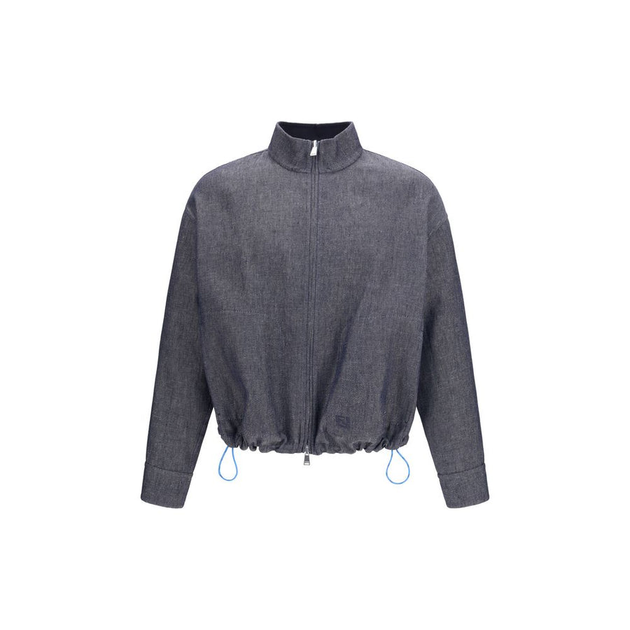 Fendi 50% Linen jacket in blue