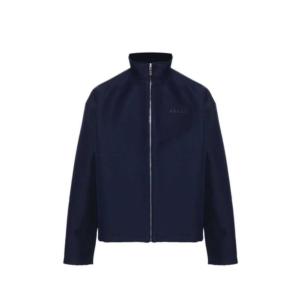 Gucci 56% Wool sweatshirt in navy