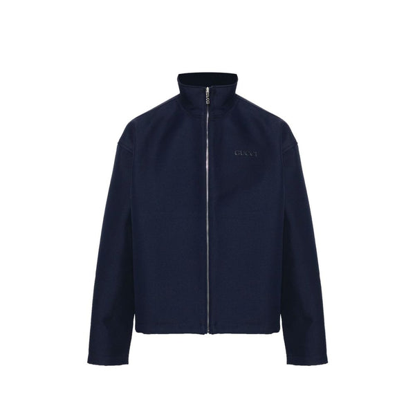 Gucci 56% Wool sweatshirt in navy