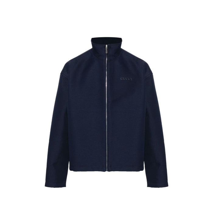 Gucci 56% Wool sweatshirt in navy