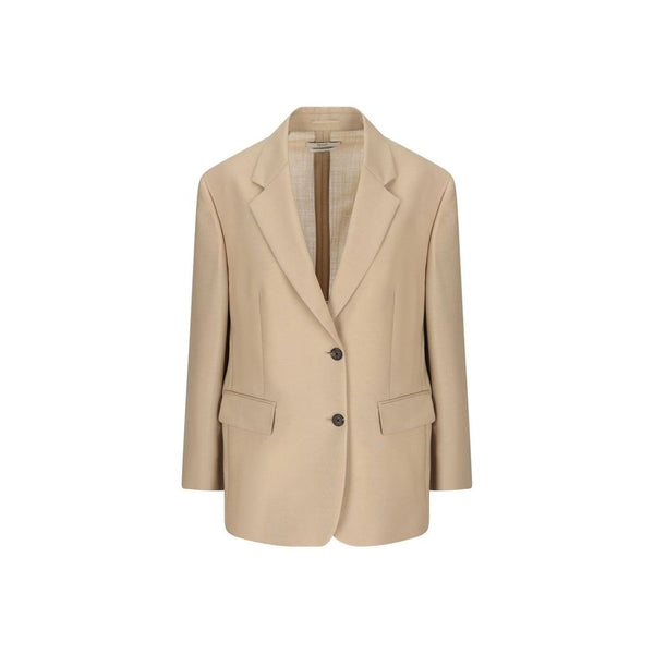 Prada 60% Mohair blazer in beige