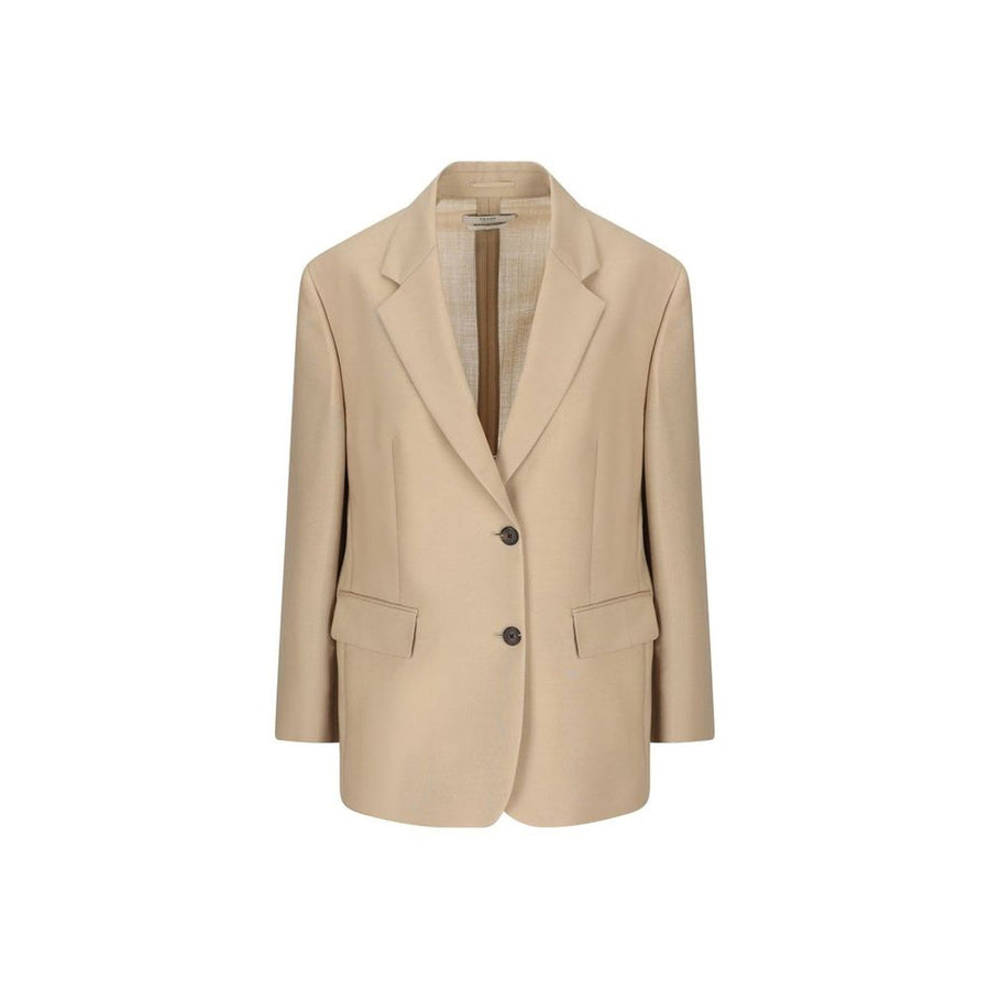 Prada 60% Mohair blazer in beige