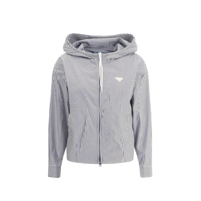 Prada 55% Polyamide jacket in blue