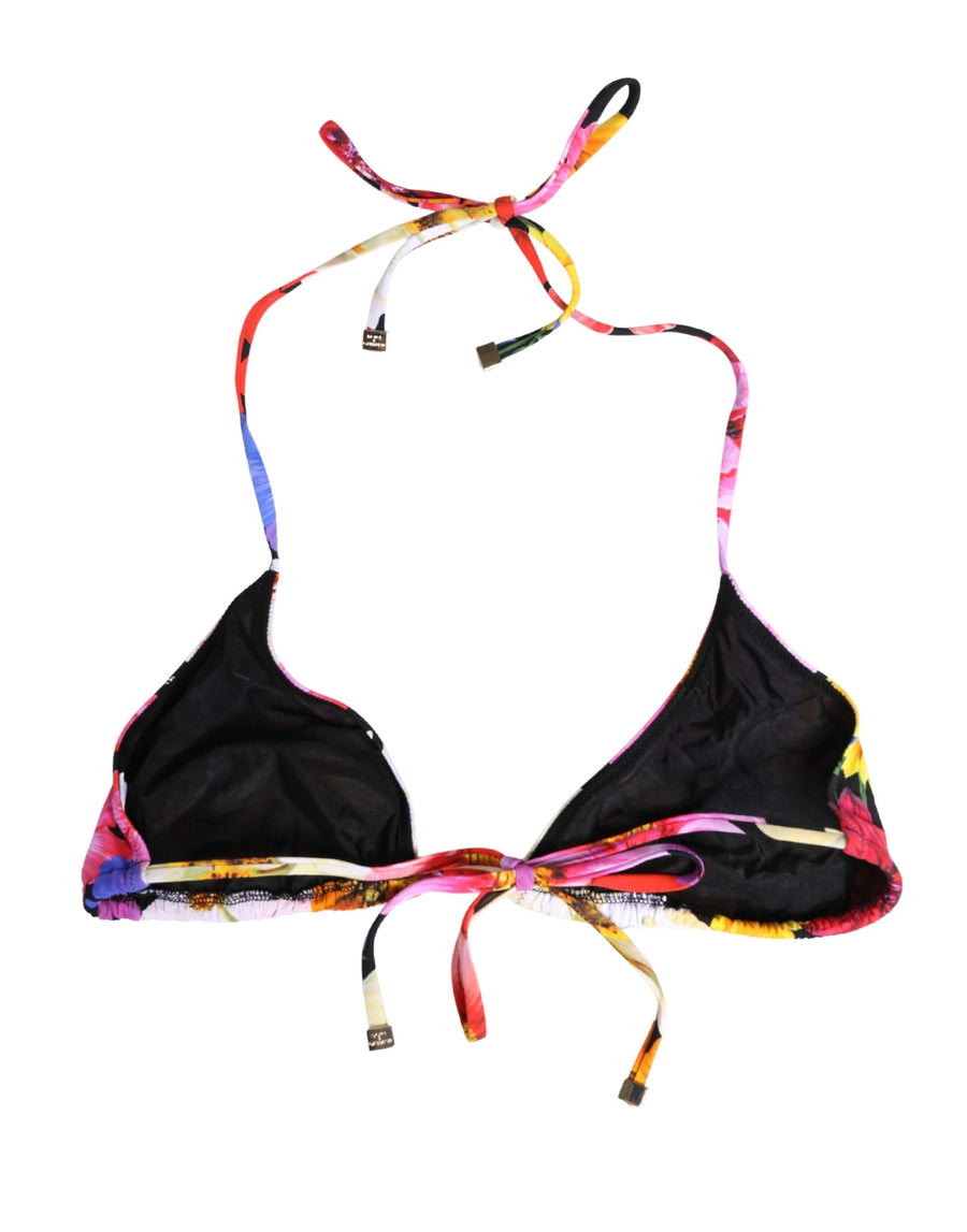 Dolce & Gabbana 75% Nylon 25% Elastane bikini top in black