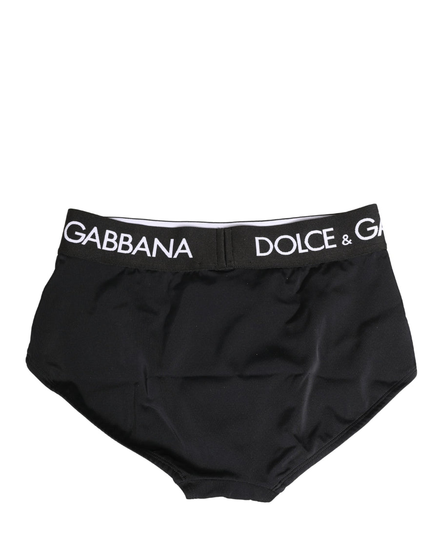 Dolce & Gabbana 75% Nylon brief in black