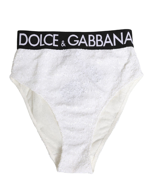 Dolce & Gabbana 94% Nylon brief in white