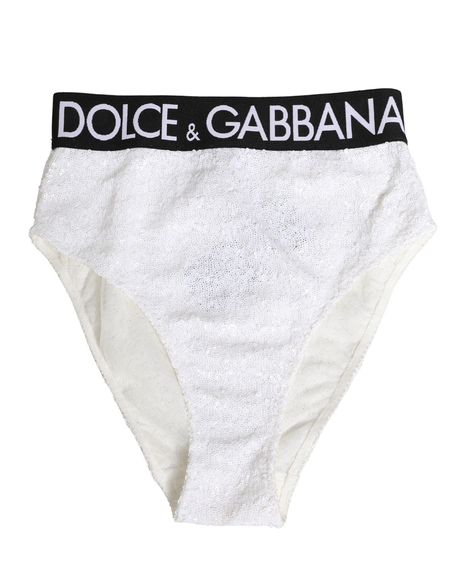 Dolce & Gabbana 94% Nylon brief in white