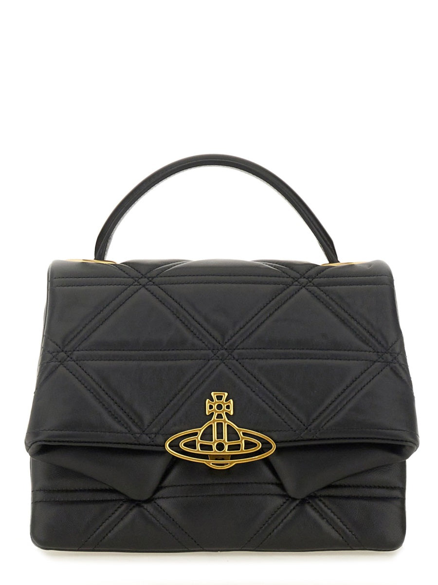 Sibyl Handbag Black Lamb Handbags