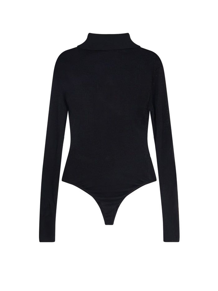 Self Portrait Sweaters Black Viscosa