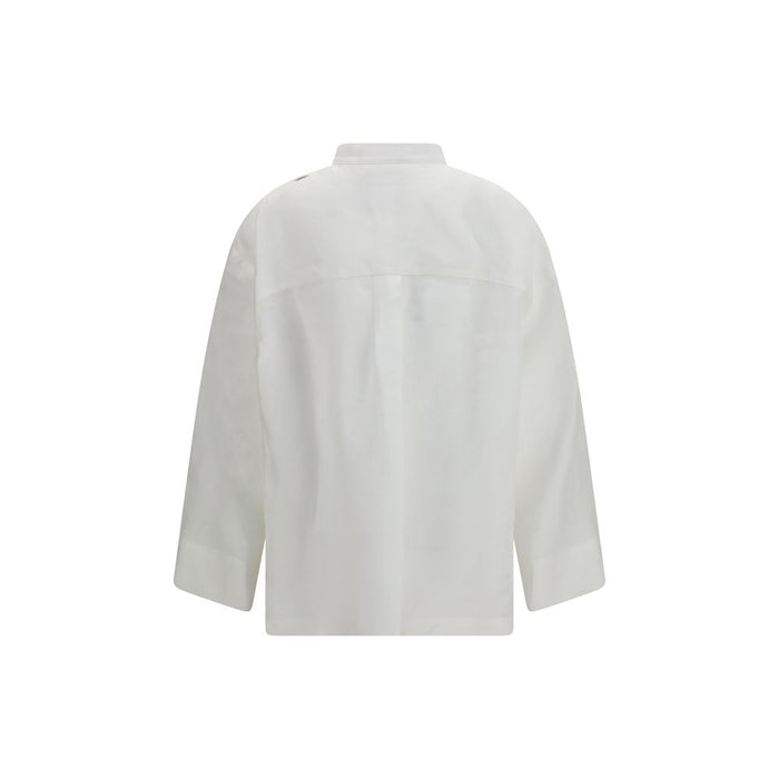 'S Max Mara 100% Linen shirt in white — view 2