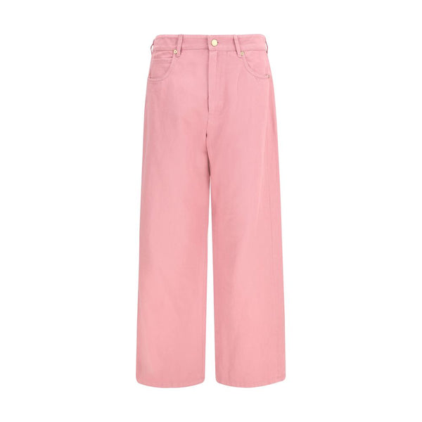 'S Max Mara 59% Cotton 41% Linen trousers in pink