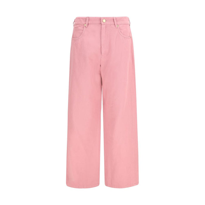 'S Max Mara 59% Cotton 41% Linen trousers in pink