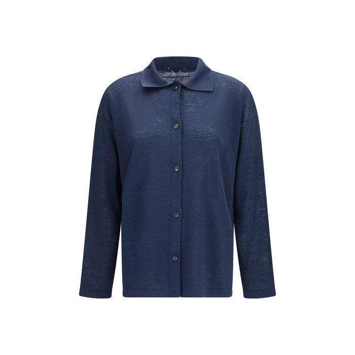 'S Max Mara 100% Linen cardigan in blue