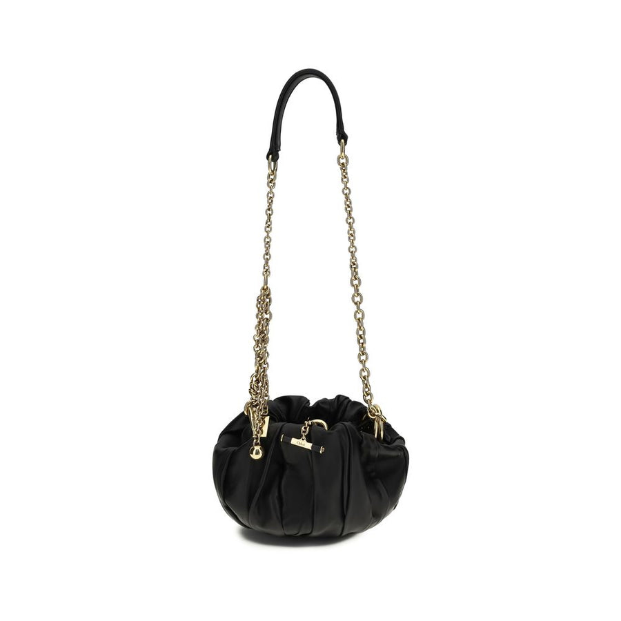 Chloé 100% Lamb Ovis Aries shoulder bag in black