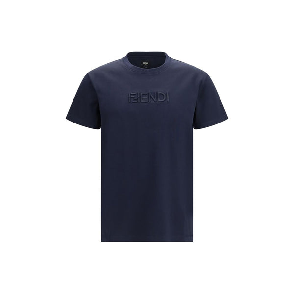 Fendi 100% Cotton t-shirt in navy