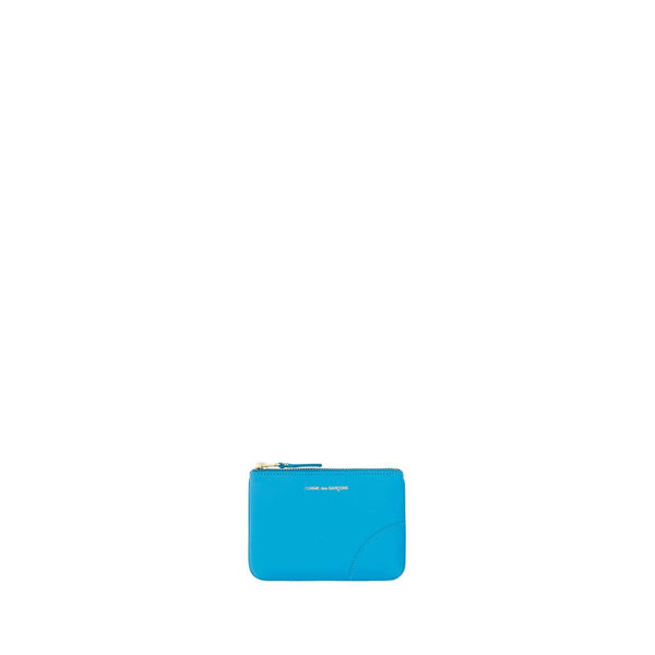 Comme des Garçons 100% Calf Leather Bos Taurus wallet in blue