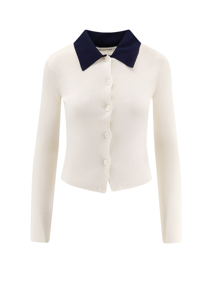 Self Portrait Sweaters White Lana