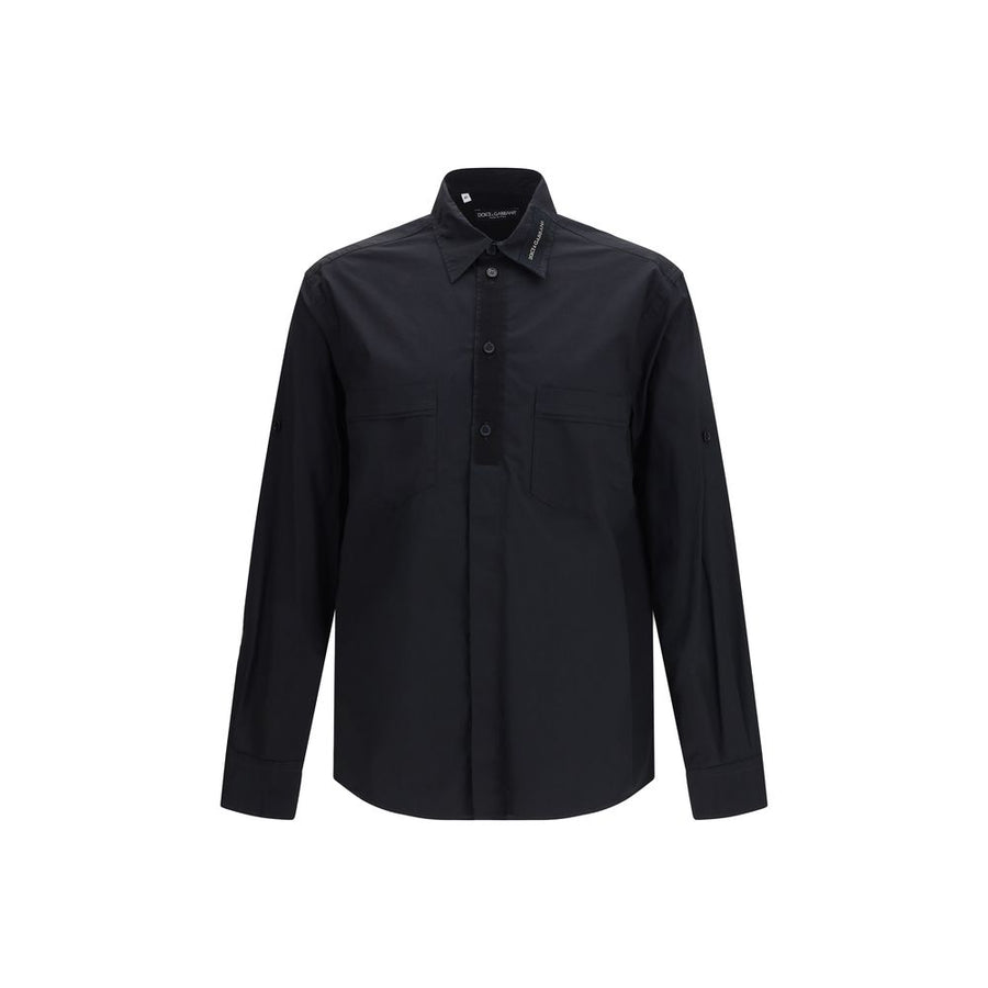 Dolce & Gabbana 97% Cotton 3% Elastane shirt in black