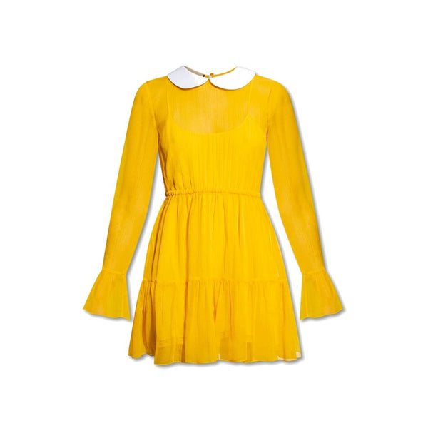 Gucci 75% Acetate dress in yellow