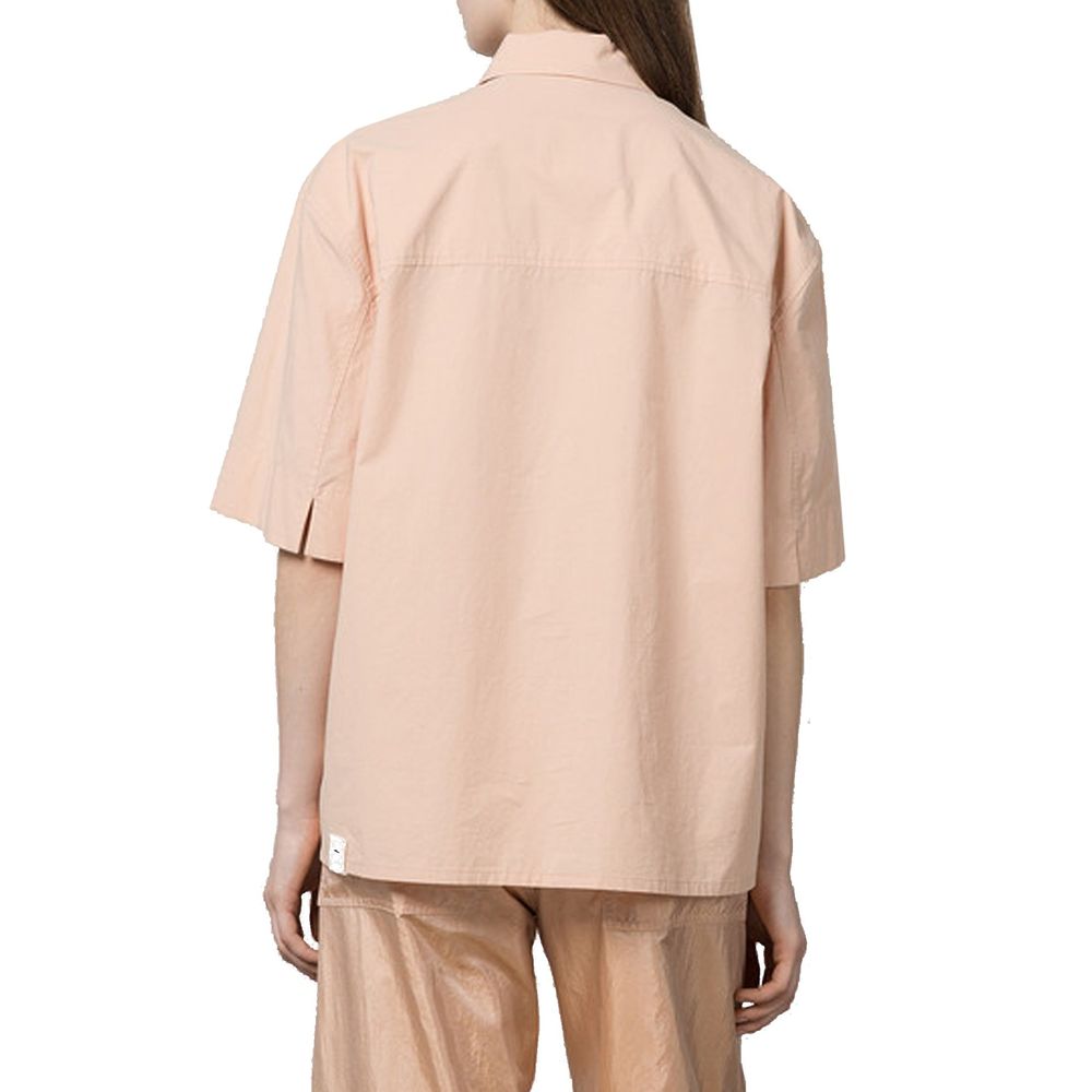 Jil Sander 100% Cotton shirt in beige — view 3