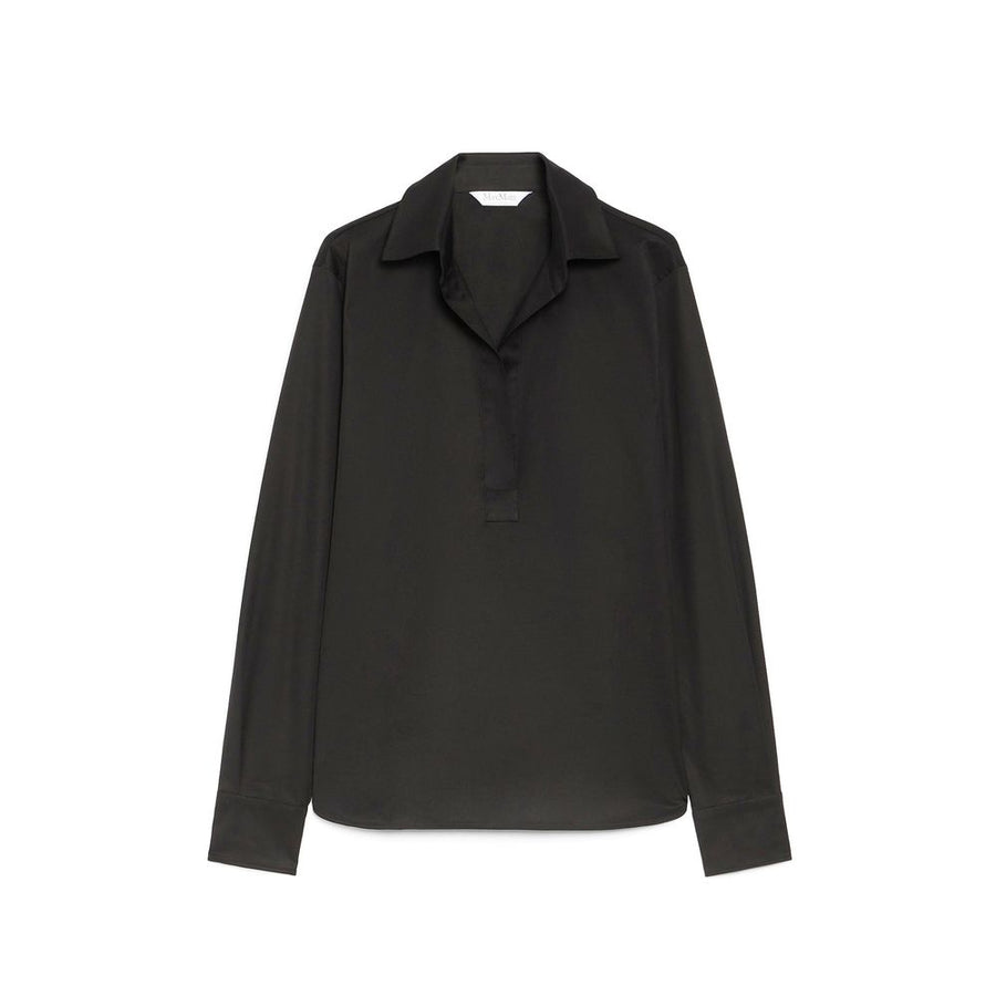 Max Mara 100% Cotton shirt in black