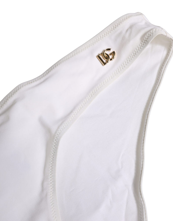 Dolce & Gabbana 25% Elastane 75% Nylon bikini bottom in white