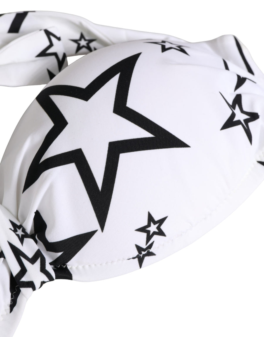 Dolce & Gabbana 25% Elastane 75% Nylon bandeau top in white