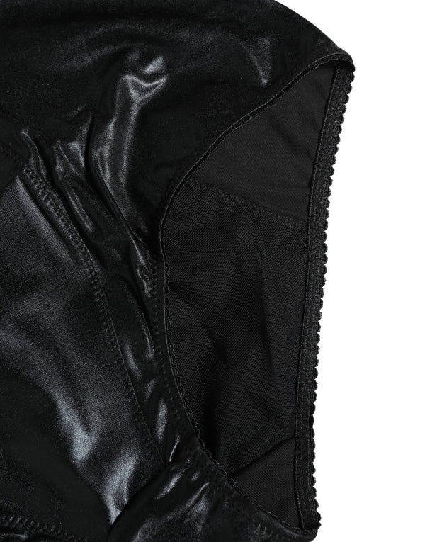 Dolce & Gabbana 4% Elastane 96% Polyester bodysuit in black