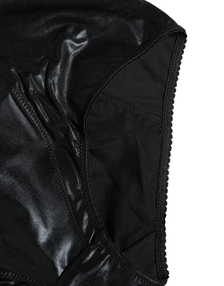 Dolce & Gabbana 4% Elastane 96% Polyester bodysuit in black
