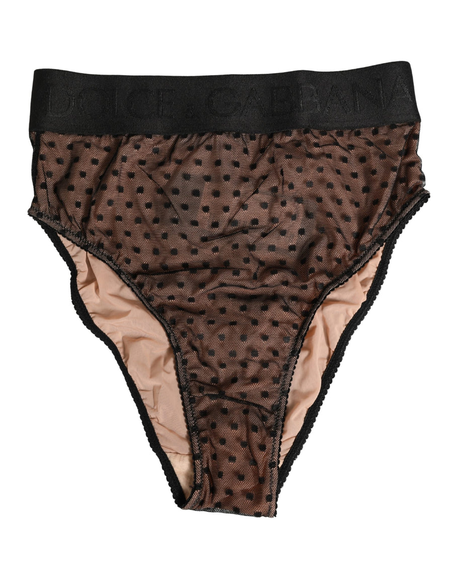 Dolce & Gabbana 93% Nylon brief in black